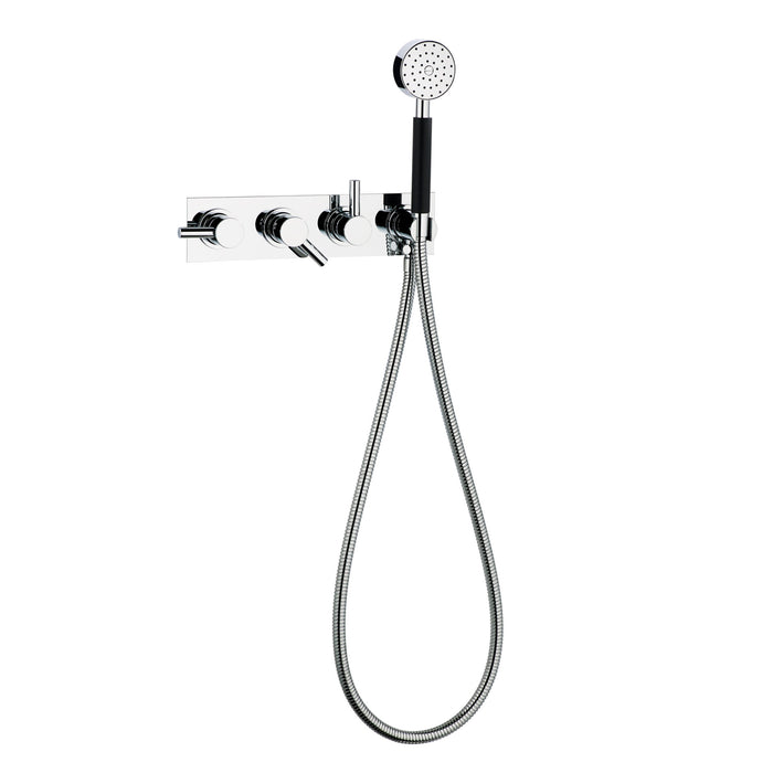 Swadling Absolute Double Controlled Thermostatic Shower Mixer including Hand Shower - 6250