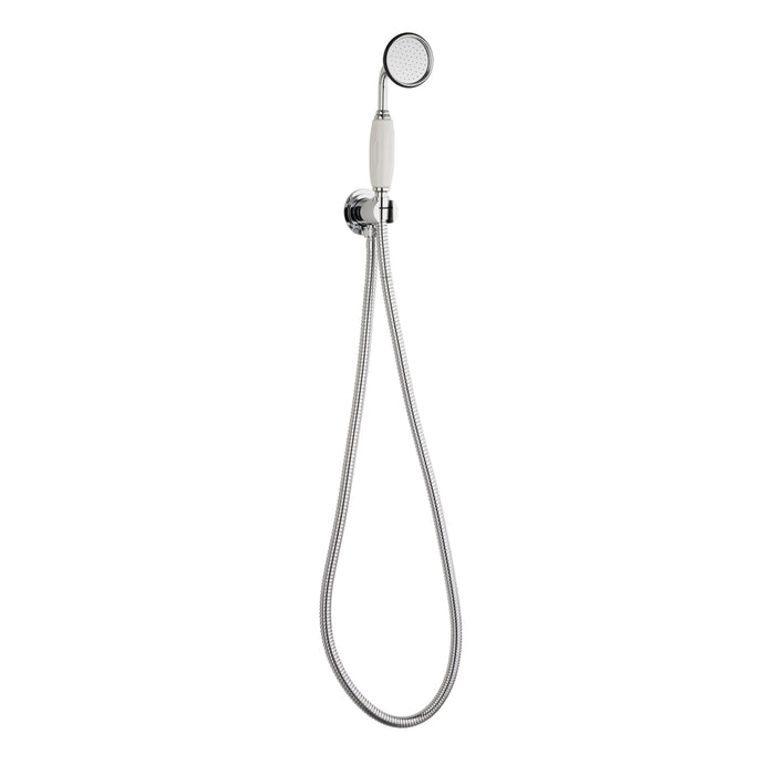 Swadling Invincible  Hand Shower on Wall Station with Double Spiral Flexible Hose - 7120